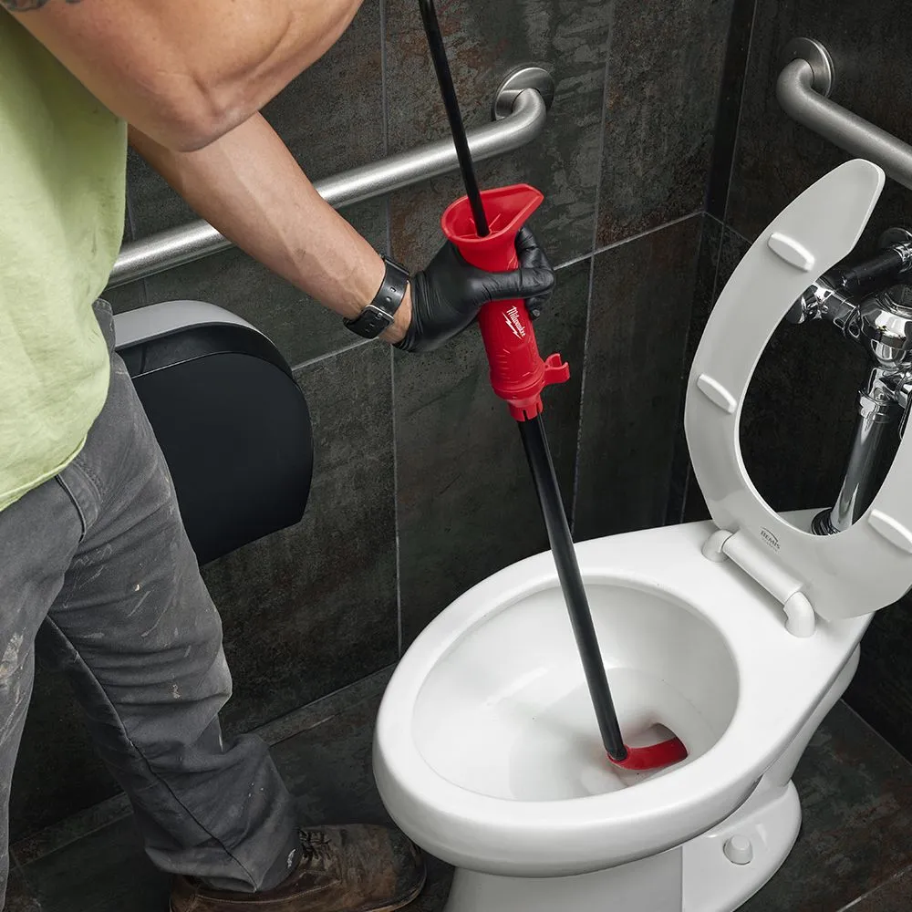 Professional plumber at work